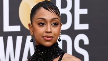 Liza Koshy's Sheer 2023 Goldens Globes Look Includes a Lace Thong (Exclusive)